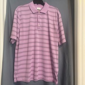 Greg Norman Men’s Golf Shirt size large, pink/purple color